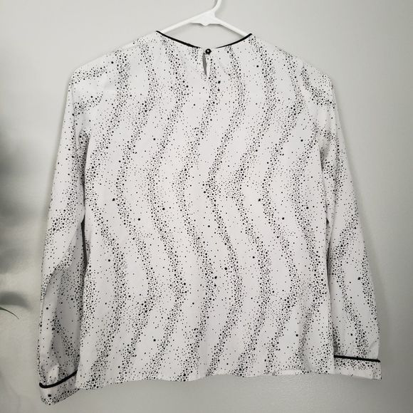 Mini Molly black white blouse top 12 14 girls - Picture 2 of 8